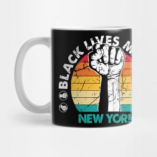 New York black lives matter political protest Mug